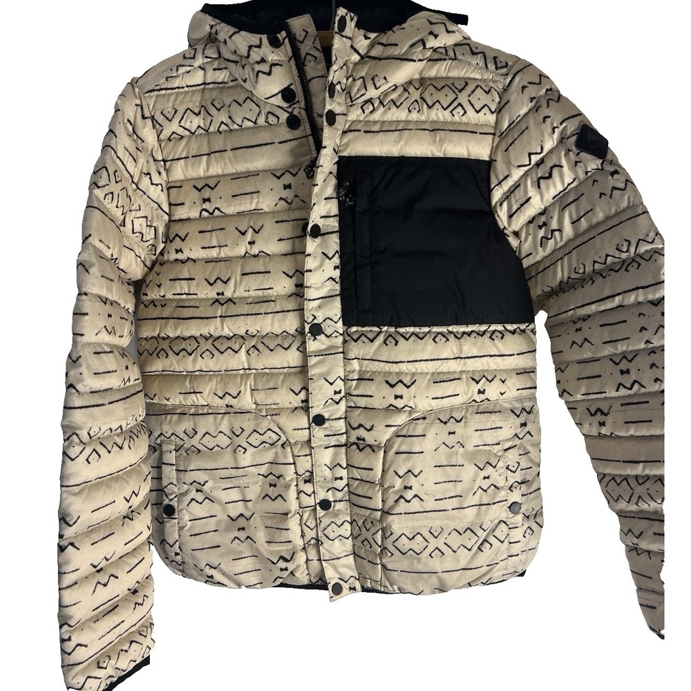 Burton Puffer Jacket S Durable Dhaka Skiing Snowboarding Preppy Native Aztec